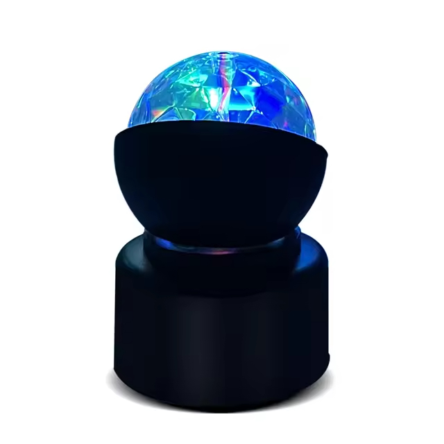 Battery-operated disco ball: Dazzling light bursts, vibrant patterns—portable magic for instant, unique visual thrills anywhere, anytime.